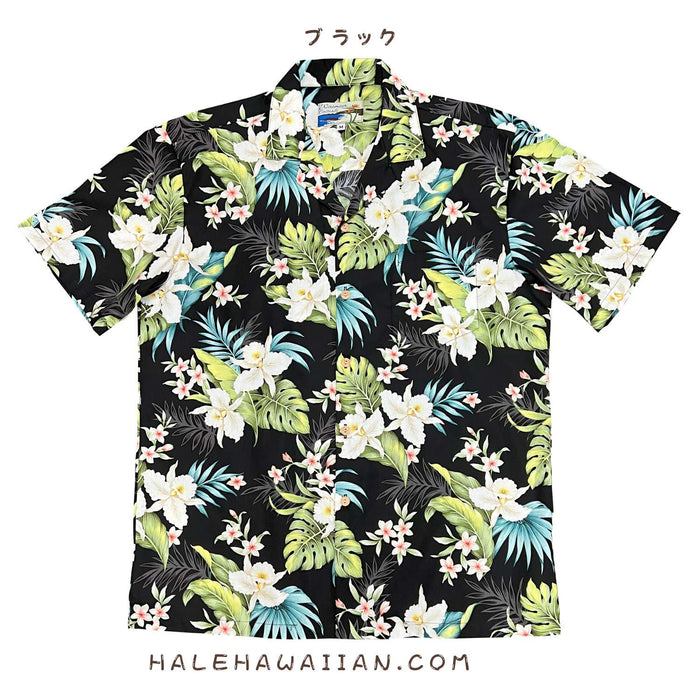 Hawaiian Men's Aloha Shirt Cotton [Cattleya Dream]