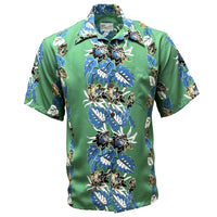Hawaiian Men's Aloha Shirt Rayon [Night Bloom Ceres]