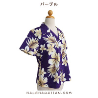 Hawaiian Ladies Aloha Shirt Fit [Pau Hibiscus]