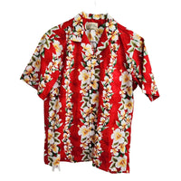Hawaiian Men's Aloha Shirt Cotton [Hibiscus Lei Panel]
