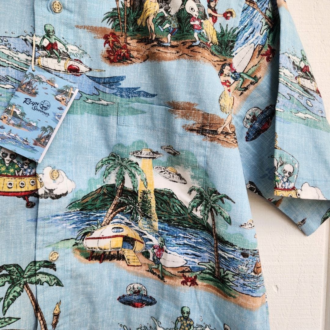 Vintage Mens Reyn Spooner Hawaiian Aloha Shirt Size XL -  in 2023