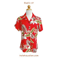 Hawaiian Women's Aloha Shirt, Fit: Hawaiian Orchid