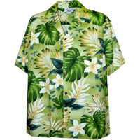 Hawaiian Men's Aloha Shirt Cotton [Monstera Fern]