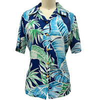 Hawaiian Paradise Fund Women's Aloha Shirt [Cabana Palm]