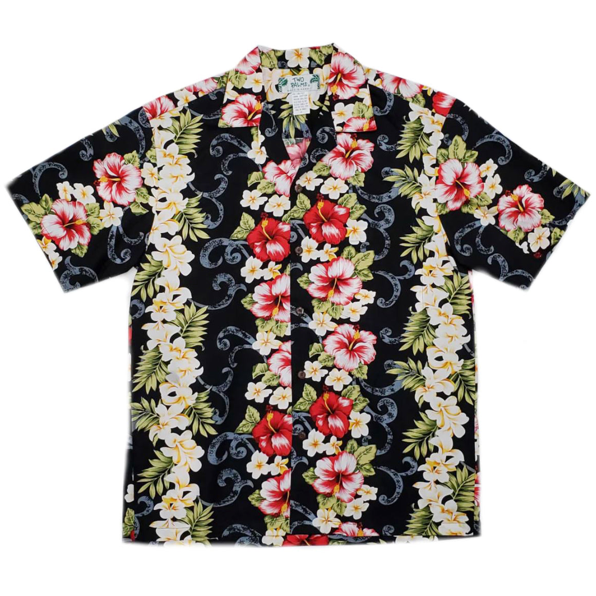 Hawaiian Men's Aloha Shirt Cotton [Plumeria Panel]