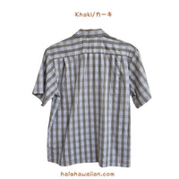 Hawaiian Yarn Dye (Woven) Cotton Men's Aloha Shirt [Palaka]