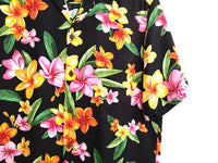 Hawaiian Men's Aloha Shirt Rayon [Happy Plumeria]