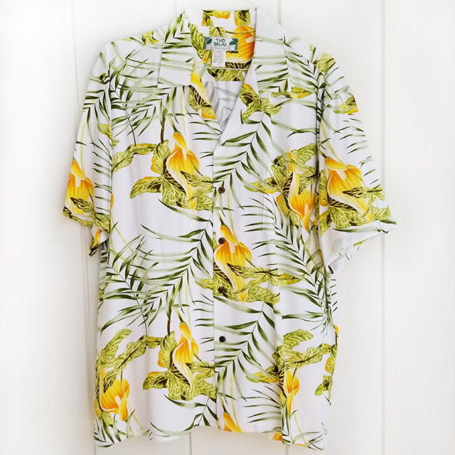 Hawaiian Men's Aloha Shirt Rayon [Napali]