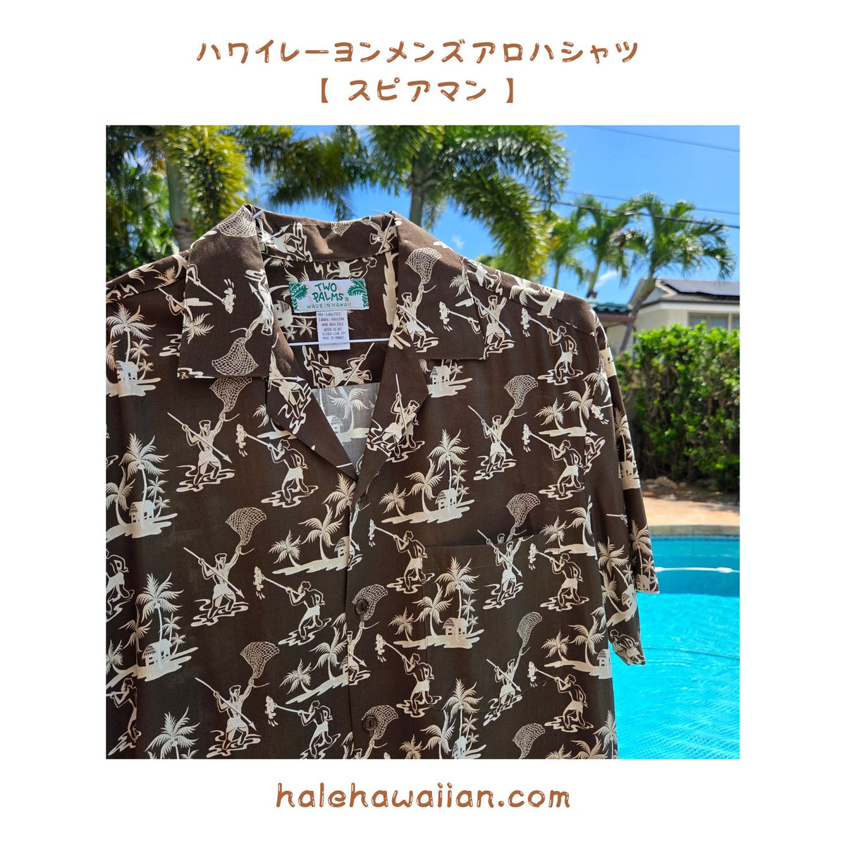 Hawaii Rayon Men's Aloha Shirt [Spearman]