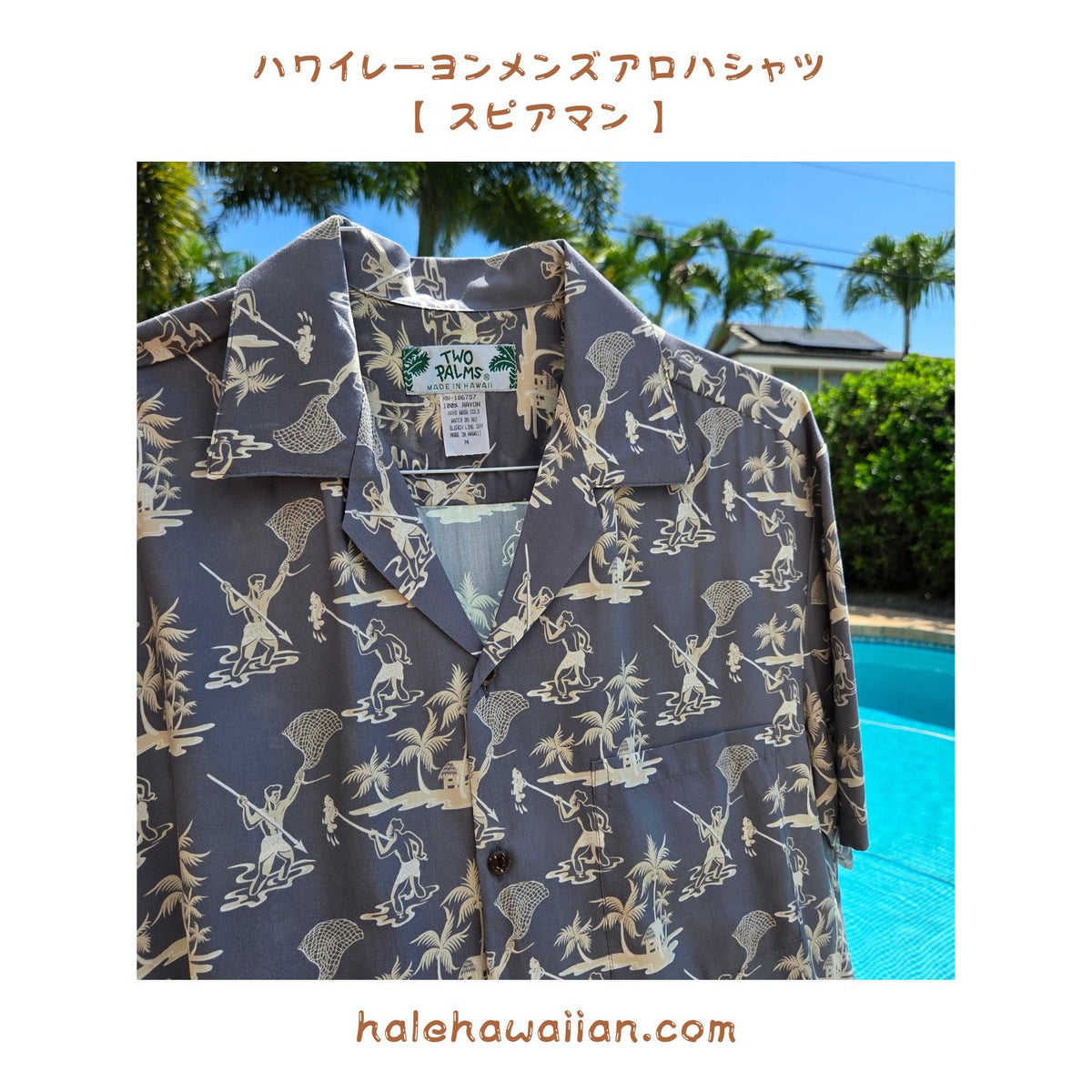 Hawaii Rayon Men's Aloha Shirt [Spearman]