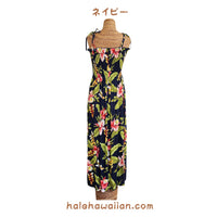 Hawaiian Muumuu Tunic Dress Maxi Dress [Sonic]