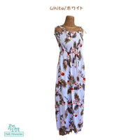Hawaiian Muumuu Tunic Dress Maxi [Hawaiian Orchid]