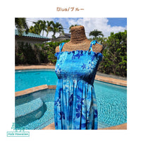 Hawaiian Muumuu Tunic Dress Maxi [Moonlight Scenic]
