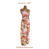 Hawaii Rayon Tunic Maxi Dress [Ocean]
