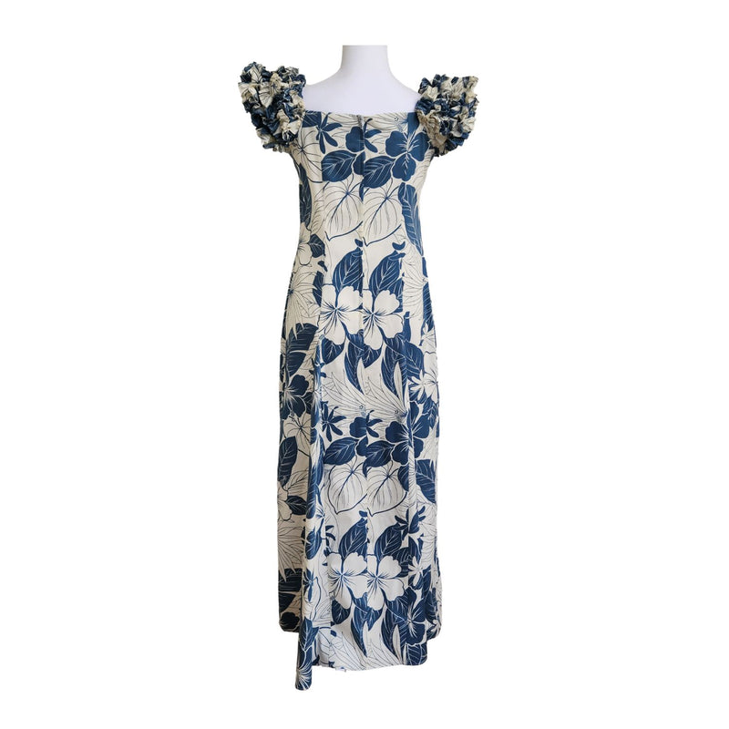 Long Ruffle Muumuu Dress Lanai Adventure Coral / XS Long Ruffle Muumuu Dress Lanai Adventure Coral / XS