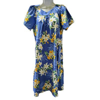 Hawaiian Muumuu Sleeve Dress Semi-Long [LaniKai]