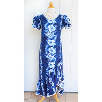 Hawaiian Muumuu Sleeve Dress Long [Pacific Panel]