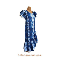 Hawaiian Muumuu Sleeve Dress Long [Pacific Panel]