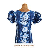 Hawaiian Muumuu Sleeve Dress Long [Pacific Panel]