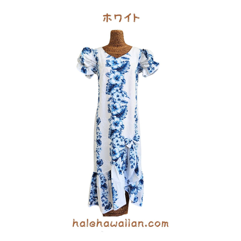 Hawaiian Muumuu Sleeve Dress Long [Pacific Panel]