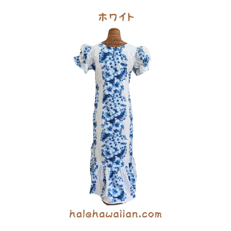 Hawaiian Muumuu Sleeve Dress Long [Pacific Panel]