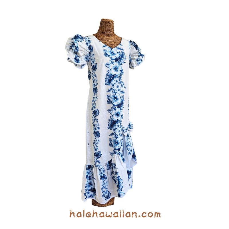 Hawaiian Muumuu Sleeve Dress Long [Pacific Panel]