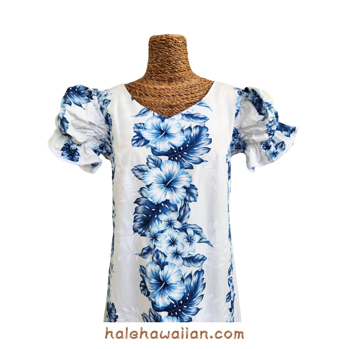 Hawaiian Muumuu Sleeve Dress Long [Pacific Panel]