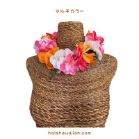 ハワイアン フラ用品 フラワーヘッドバンド【プルメリア/ジャスミンポエポエ】