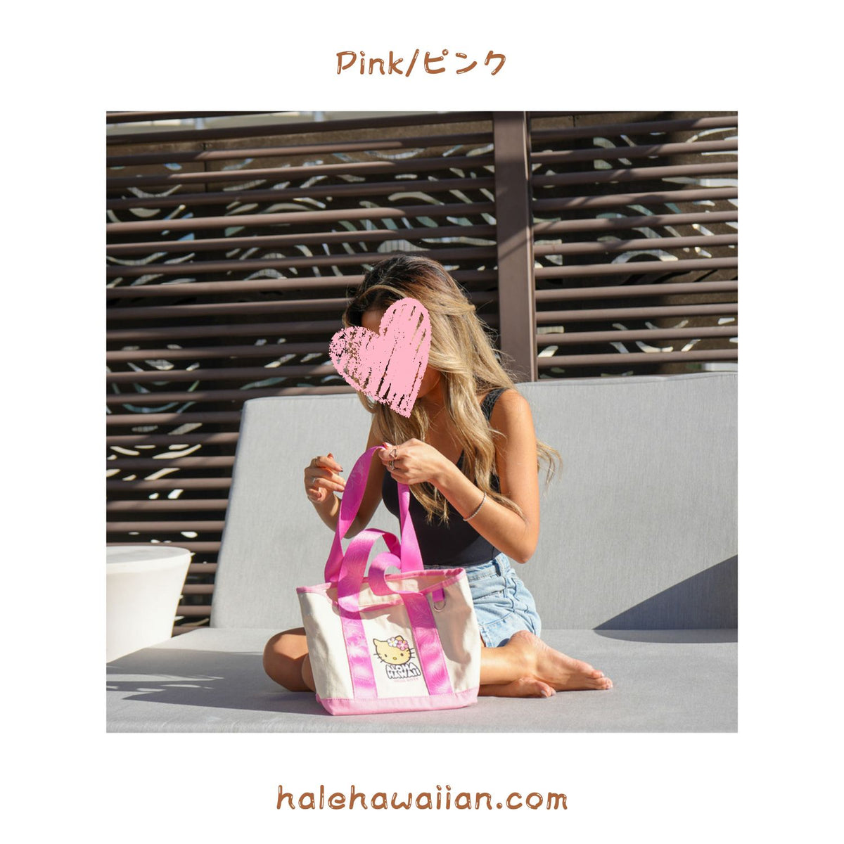 Authentic ABC Store Collaboration Limited Edition [Suntan Hello Kitty Mini Canvas Tote]