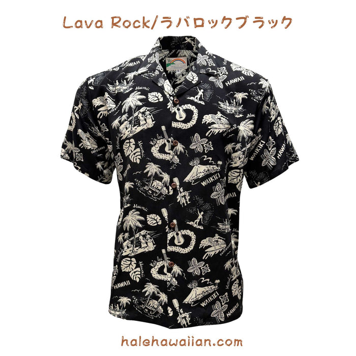 New Arrival: Paradise Fund Men's Rayon Aloha Shirt [Aloha Nostalgic]
