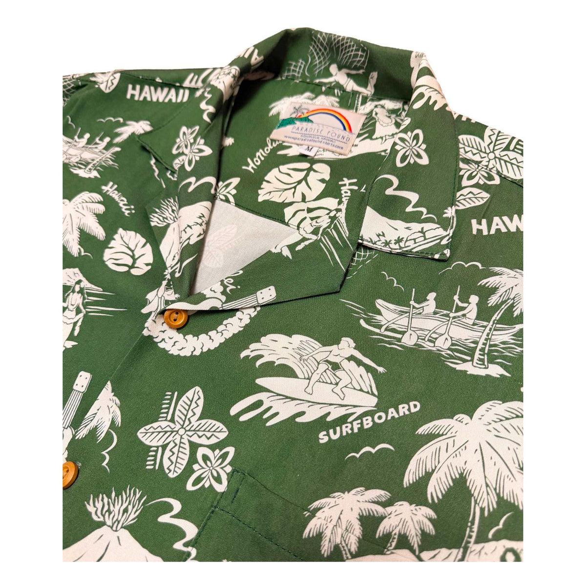 新作入荷 パラダイスファンド メンズ レーヨン アロハシャツ 【 アロハ ノスタルジック 】