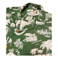 新作入荷 パラダイスファンド メンズ レーヨン アロハシャツ 【 アロハ ノスタルジック 】