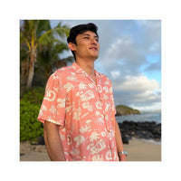 新作入荷 パラダイスファンド メンズ レーヨン アロハシャツ 【 アロハ ノスタルジック 】