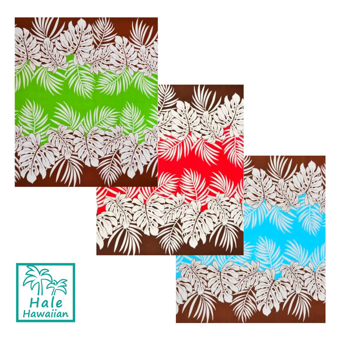 Hawaiian Polycotton Fabric  [Munster Fern]
