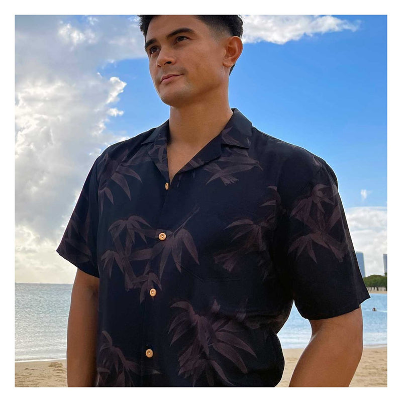 Hawaiian Men's Aloha Shirt Rayon [Bamboo]