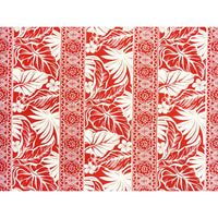 Hawaiian Polycotton Fabric BN-12-064 [Tapa/Plumeria]