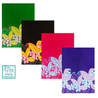 Hawaiian Polycotton Fabric BN-16-193 [Plumeria Leaf Border]