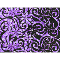 Hawaiian polycotton fabric BN-17-220 [tie dye tie roll]