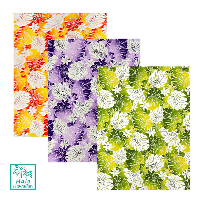 *Sale Fabric* Hawaiian Poly-Cotton Fabric BQ-12-880 【Tiare Stella】