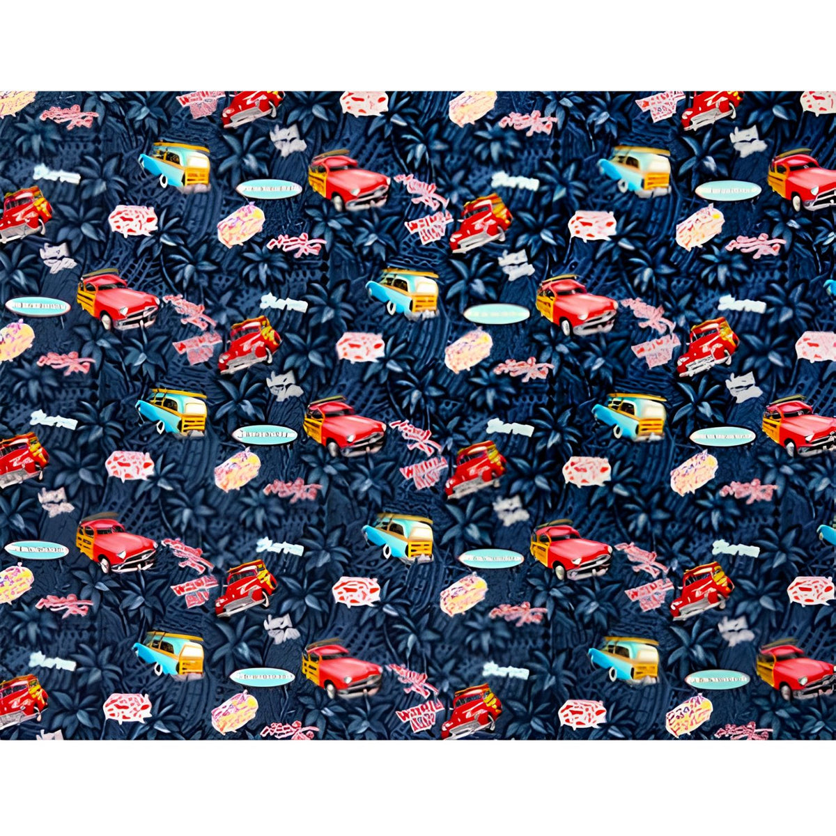 Hawaiian Cotton Fabric BQ-17-1081 [Scenic Woody]