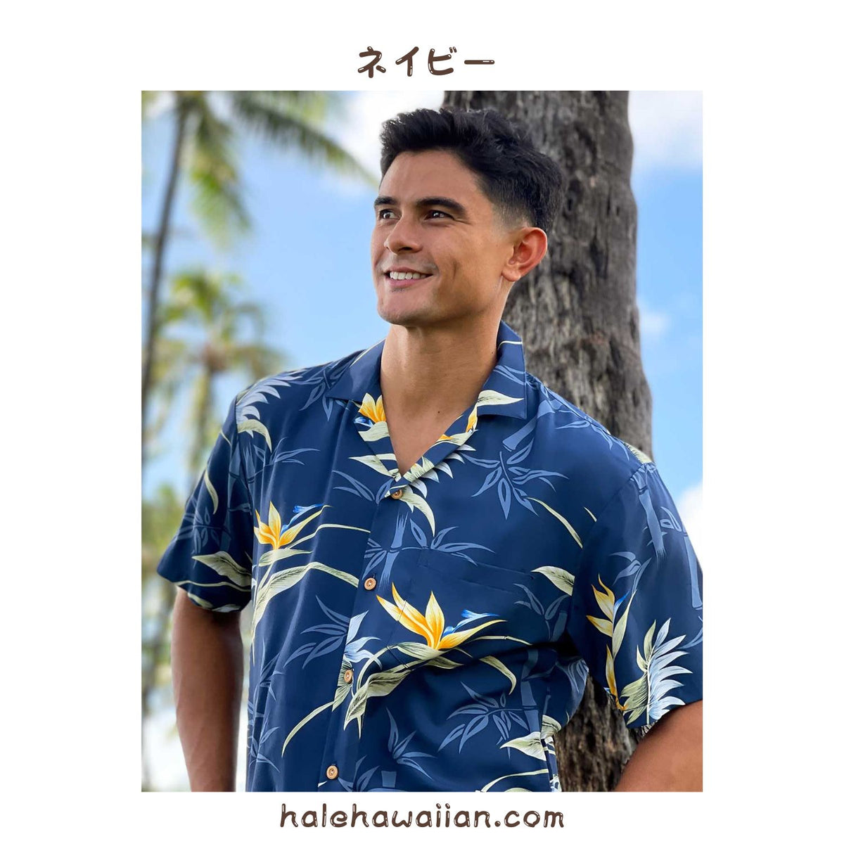 Hawaiian Men's Aloha Shirt Rayon [Bamboo Paradise]