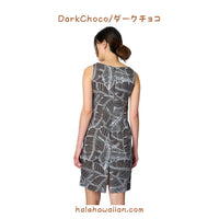Hawaii Women's Short Tank Dress [Banana Leaf]