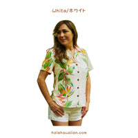 Hawaiian Women's Aloha Shirt Fit [Bird of Paradise]