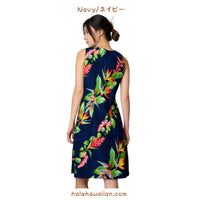 Hawaii Rayon A-Line Tank Short Dress [Bird of Paradise]