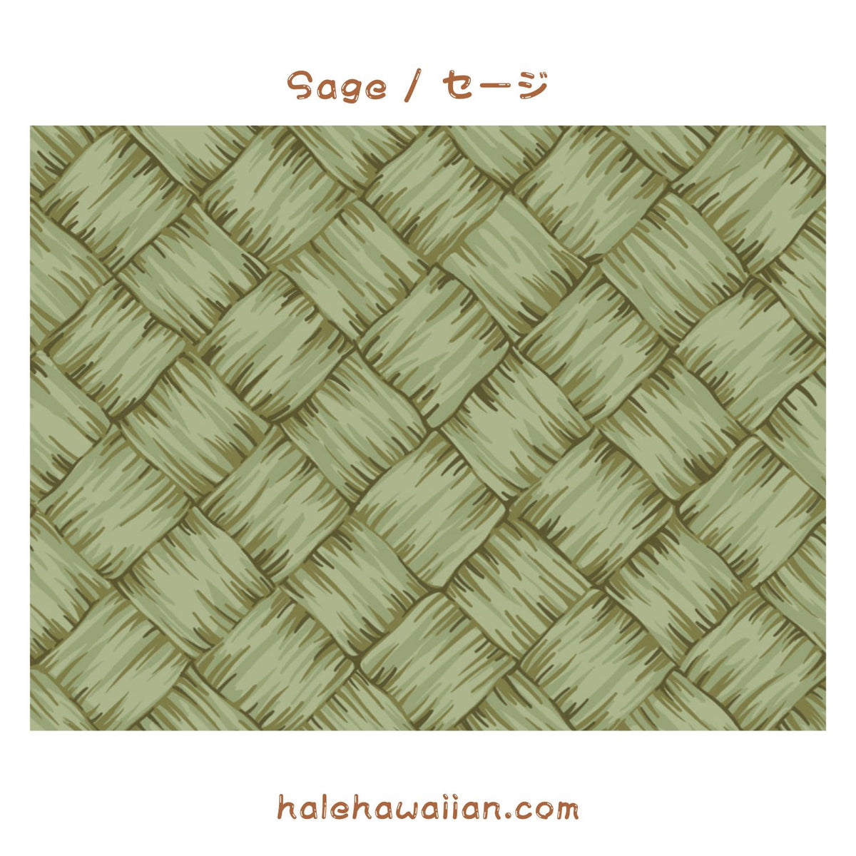 Restock Hawaii Poly Cotton Fabric CHOE-284-811 [Lauhala]