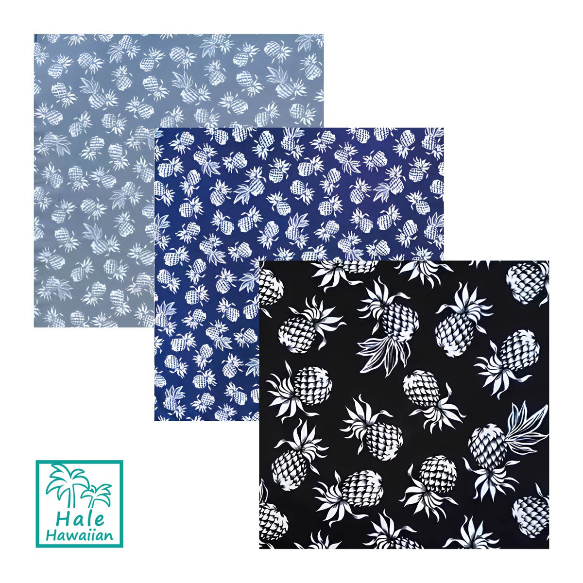 Hawaiian Cotton Fabric CHOE-515 [Pineapple]