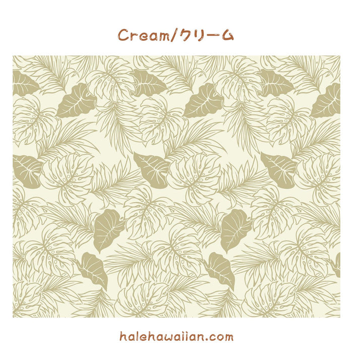 ハワイアン ポリコットン生地 CHOE-547-890 【モンステラリーフ】