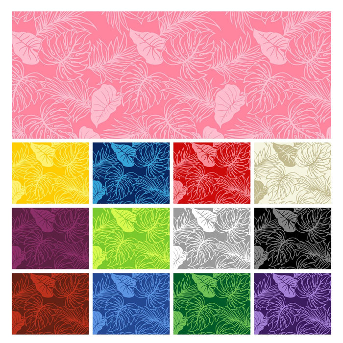 ハワイアン ポリコットン生地 CHOE-547-890 【モンステラリーフ】