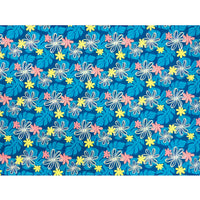 Hawaiian Polycotton Fabric EM-11-159 [Tiare/Monstera]