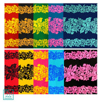 Hawaiian polycotton fabric ETU-436 [Hibiscus panel]
